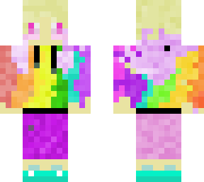 cute rainbow girl