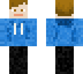 dirty blonde boy in blue hoddie