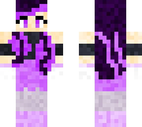 evil purple girl