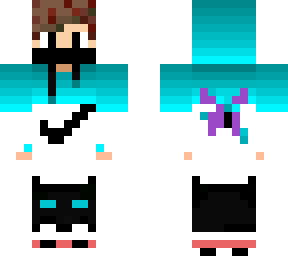 friend challenged me to make a skin looks like me so nike boy