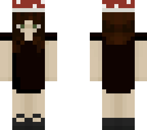 girl with mushroom hat