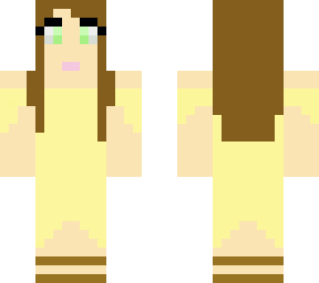 girl with yellow dress