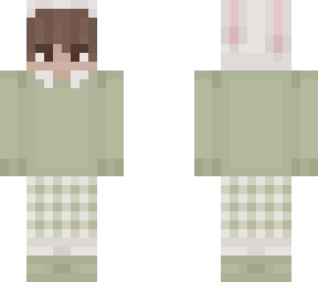 green bunny boy