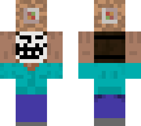 joke face holding command block.