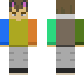 multicolor with cat ears