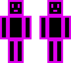neon purple outline
