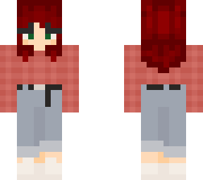 nihachu with red hair