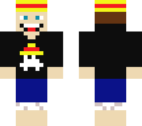 one piece custom skin
