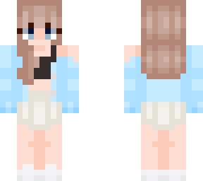 pretty, blue girl <3