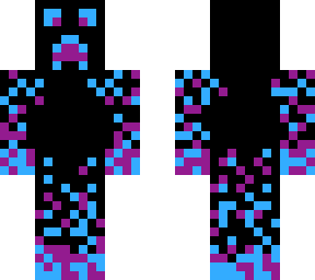 purple and blue creeper