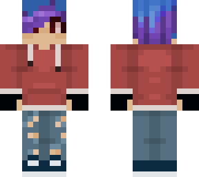 purple hair fade thing :|