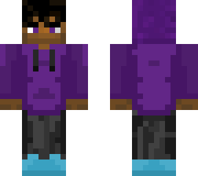 purple hoodie