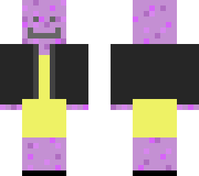 purple monster dude w/ yellow dress & jacket