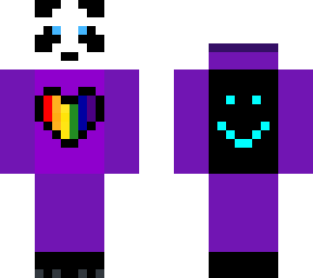 purple panda gamer
