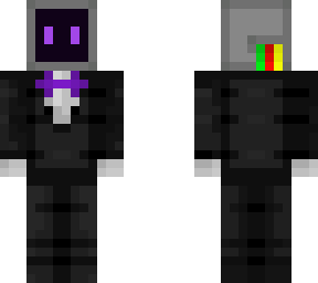 purple tv head