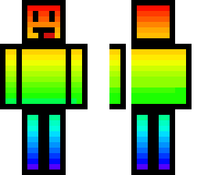 rainbow inside with black outline