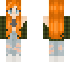 redhead green pattern