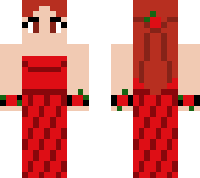 rose themed dress