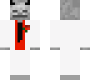 skeleton with suit