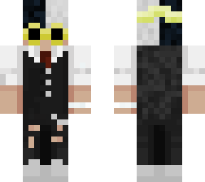 suit with glasses and a crown
