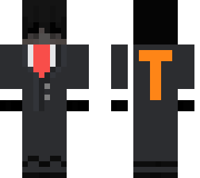 toolet in a suit