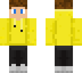 yellow hoodie boy