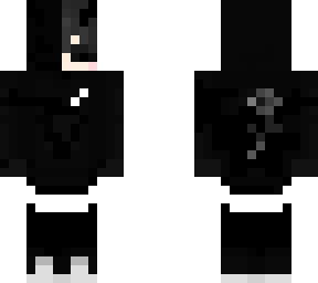 (2)black/white demon emo  mask