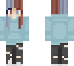 anime girl in sweater