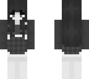 black and white