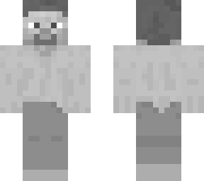 black and white steve