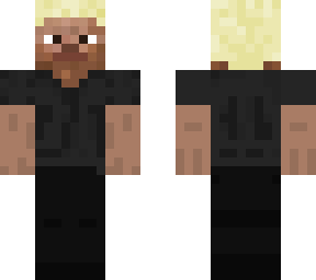blonde steve black outfit