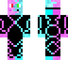blu and pink boy