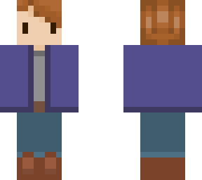 blue jacket :>