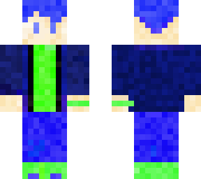 blue jacket