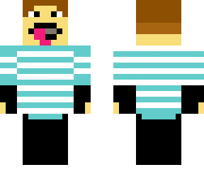 blue white stripes