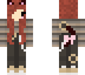 brown hair cat girl sunflower outfit v3