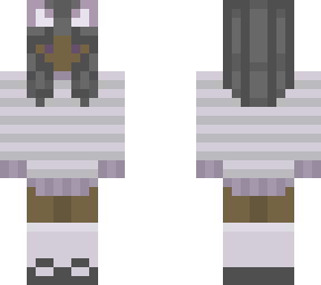 cat girl with purple clothes :3