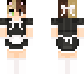 cat maid boy (custom hair!)