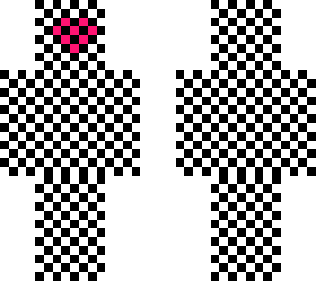 checked heart