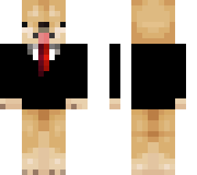 dog in suit