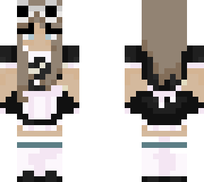 female georgenotfound in a maid dress!