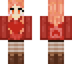 fire girl listening to music