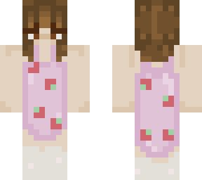 flower dress girl w/ brown hair