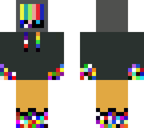 glitched tv head