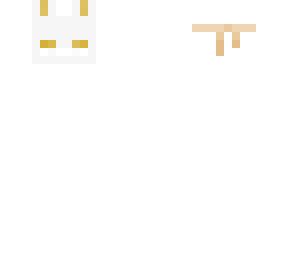 golden white bunny mask