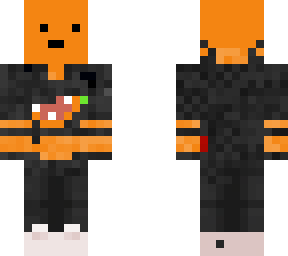 grapefruit in hoodie