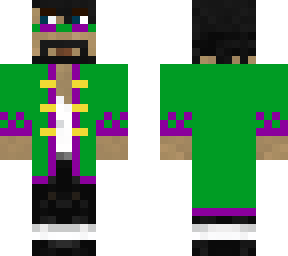 green and purple captainsparklez
