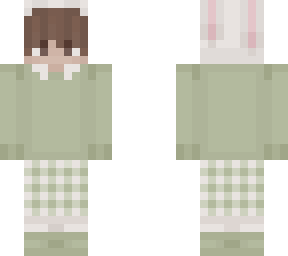 green bunny boy