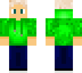green hoodie