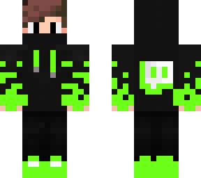green twitch hoddie